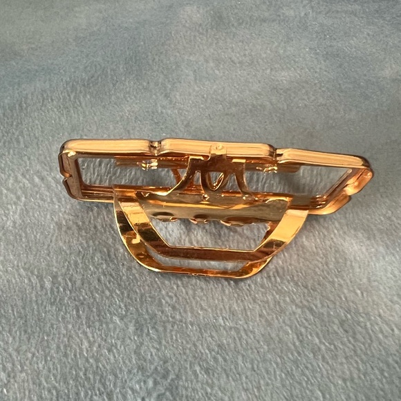 Blue vintage Stratton Lipstick Holder with mirror - Picture 2 of 4